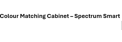 Mark-CMC 130S Color Matching Cabinet | Spectrum Smart Visual Evaluation Booth