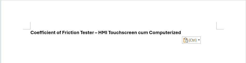 Mark-COF 10HC Touchscreen Computerized COF Tester | Advanced Dual-Control Friction Slip Testing Machine
