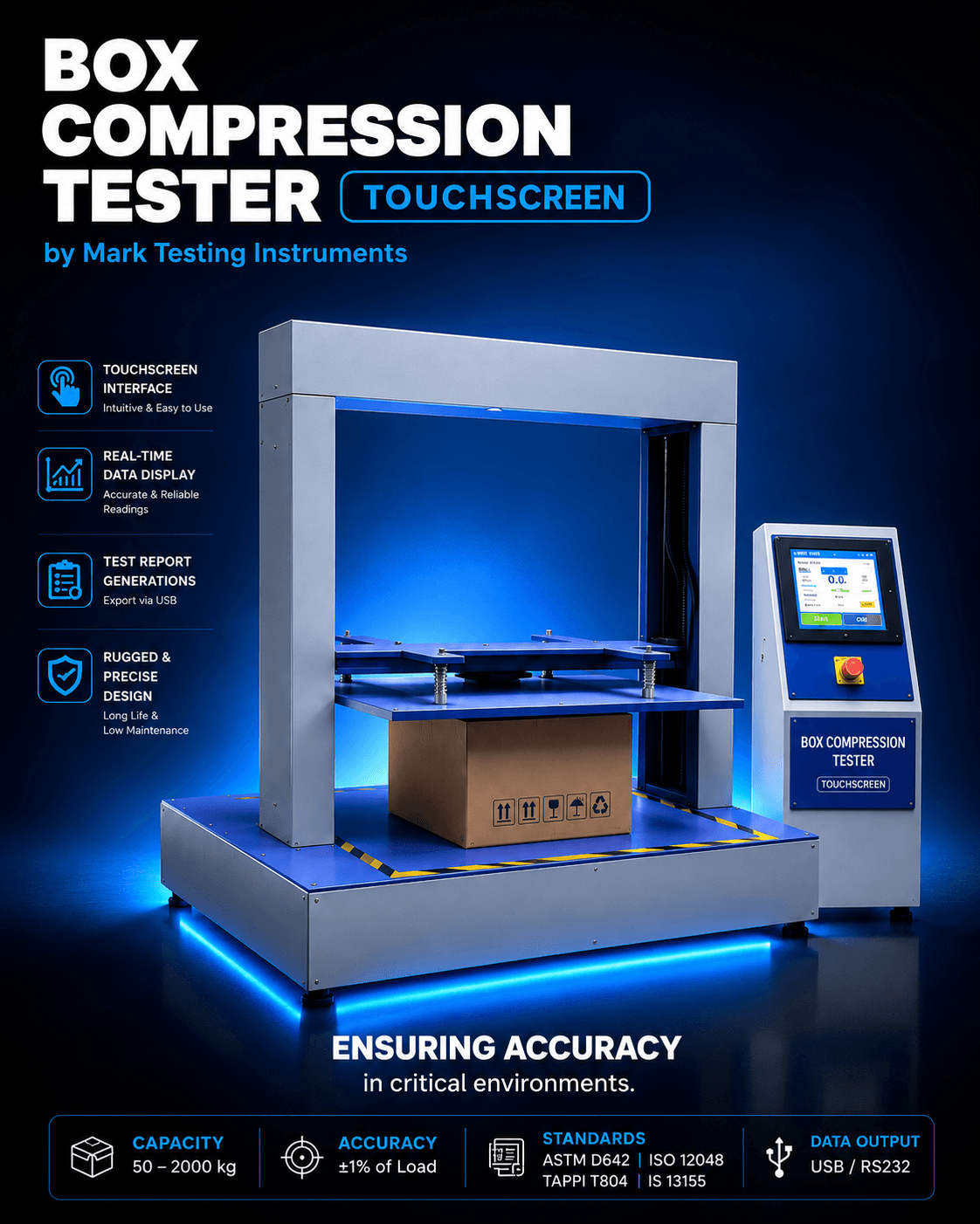 Digital vs HMI vs Computerized Box Compression Tester: A Technical Comparison